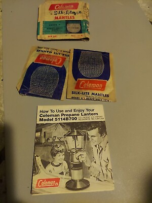 #ad #ad Vintage Coleman Lantern 2 Silk Lite Mantles No.21A. $25.00