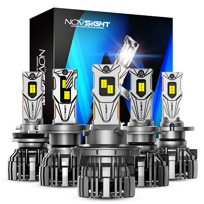 #ad NOVSIGHT 140W 30000LM LED Headlight Bulbs Kit High Low Beam 6500k Super Bright $41.59