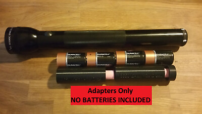 #ad #ad 2x 18650 Li Ion to 4D Cell Maglite ADAPTER Flashlight conversion w LED option $20.00