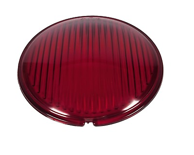 #ad Vintage Red Glass Railroad Lantern Light Lens Cover RR 5 5 8quot; $19.99