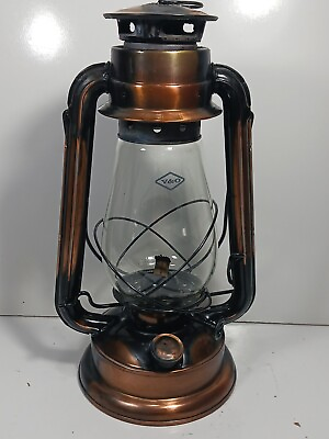 #ad Vintage Vamp;O 12quot; Pathfinder Oil Lantern Lamp Black And Brass $19.99
