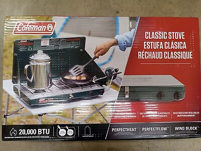 #ad Coleman Classic Propane Gas Camping Stove 2Burner Up 20000Total BTU CookingPower $47.00
