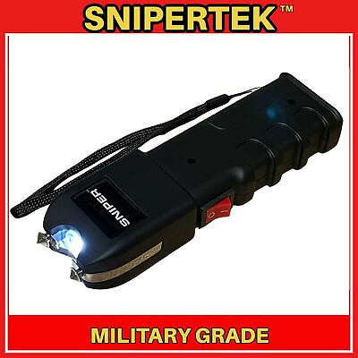 #ad SNIPER Military Grade Heavy Duty Stun Gun 775 BV Rechargeable LED Lite $16.75