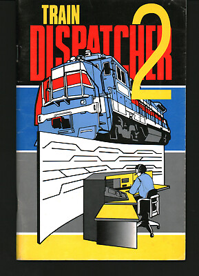 #ad Train Dispatcher 2.0 PC Railroad Simulator Game MANUAL ONLY Signal Computer Cons $14.99