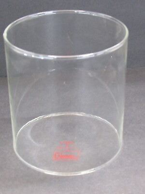#ad Coleman Globe Lantern Glass Replacement Models 220 228 290 Red Letter USA #GL 25 $16.50