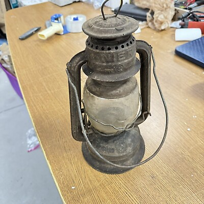 #ad Vintage NIER Lantern Nr. 270 Feuerhand Made in Germany Broken Glass READ HLBN $100.00
