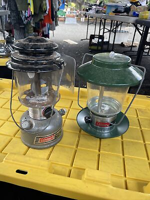#ad vintage coleman lantern parts lot $100.00