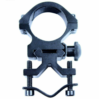 #ad 1quot; Scope Ring Picatinny Weaver Rail Laser Flashlight Mount with Barrel Adapter $8.25