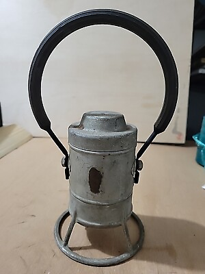 #ad RARE ANTIQUE quot;ARMSPEAR MFG. CO.quot; RAILROAD LANTERN N.Y. USES BATTERIES $299.00