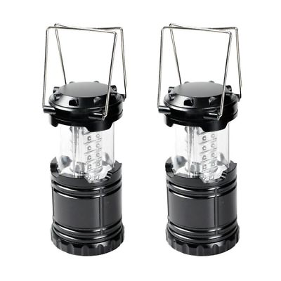 #ad 2 Pack Portable Collapsible LEP CAMPING LED Lanterns Lamps FREE SHIP USA SELLER $34.99
