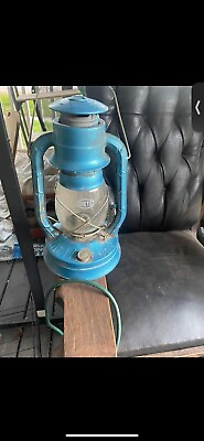 #ad antique kerosene oil lantern vintage red $30.00