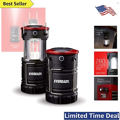 #ad Rugged Water Resistant LED Lanterns 2 Pack 4 Light Modes Batteries Included $43.99