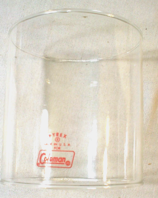 #ad #ad Coleman 220 Lantern Parts Pyrex Red Letter Globe Made USA Model 220F VTG $21.99