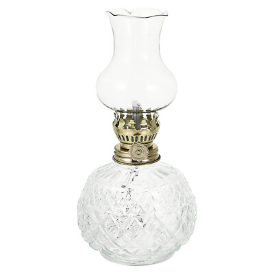 #ad 1PC Oil Burning Lantern Lamp Glass Lamp Oil Lantern for Outdoor Home Kitchen $22.67