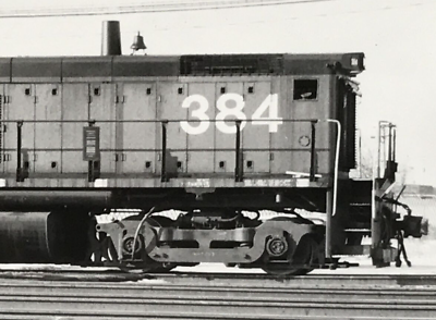 #ad Burlington Northern Railroad BN #384 SW1000 Electromotive Train Bamp;W Photo Aurora $9.99