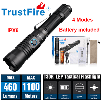 #ad #ad LEP White Laser Flashlight Strong focus Tactical Weapon Light Torch TYPE C 4mode $194.98