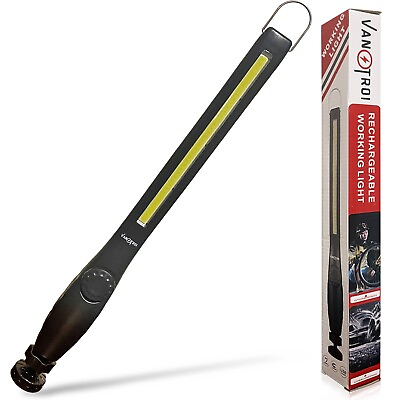 #ad #ad Van Troi LED Magnetic Work Light  Rechargeable Torch Lamp COB Flashlight $15.99