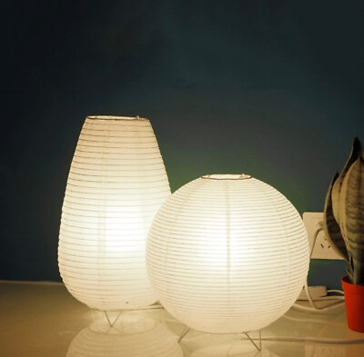 #ad Nordic Paper Lantern Table Lamps $19.19