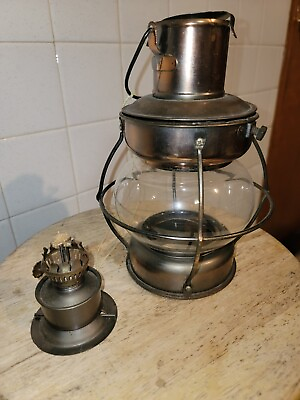 #ad Vintage  Barn Farm Oil Kerosene Lantern Lamp Camping $70.00