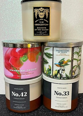 #ad Bath and Body Works 3 Wick Candle 115 Scents To Choose From Fast Shipping $1.99