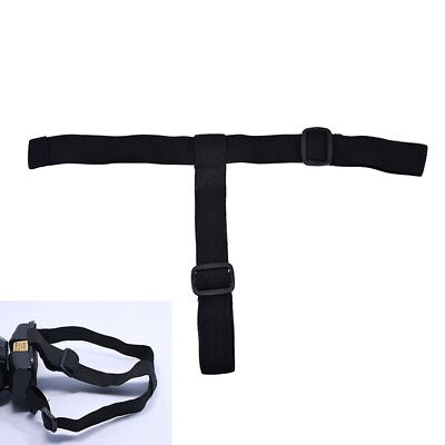 #ad Elastic adjustable headband belt headlight lamp head strap for flashlight Y.. QO $1.19