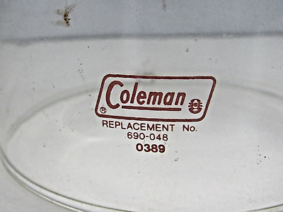 #ad Coleman Lantern Globe Replacement Propane Camping 690 048 0389 CLX 290 #8T A $18.50