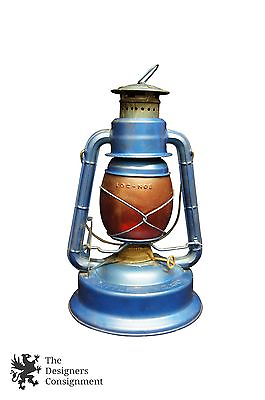 #ad #ad Vintage Dietz NO.1 Little Wizard Kerosene Lantern Lamp Loc Nob Original Globe $59.47