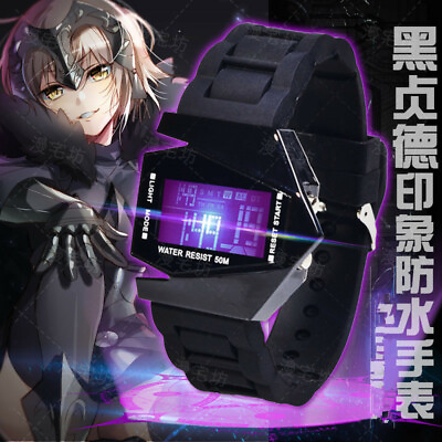 #ad Fate Grand Order Jeanne d#x27;Arc Waterproof Wristwatch Saber LED Electronic Watches $25.71