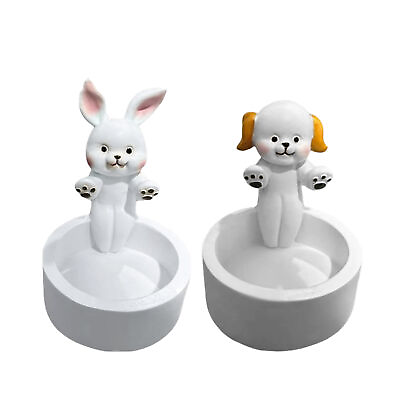 #ad Animal Candle Holder Cute 3D Animals Resin Tealight Candle Lantern Holder $12.83