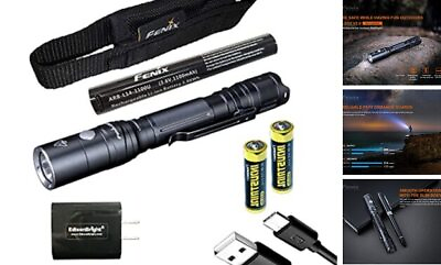 #ad Fenix LD22 V2 800 Lumen Slim LED Tactical Flashlight Rechargeable Battery 2 $100.94