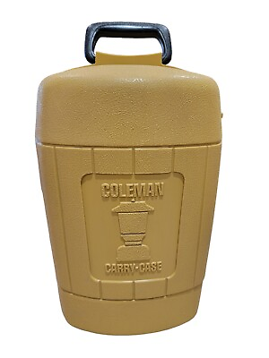#ad Vintage Coleman 275 Gold Yellow Clamshell Lantern Carry Case 3 79 $99.95