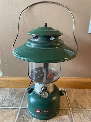 #ad Vintage 1964 Coleman 220F quot;Sunshine Of The Nightquot; Double Mantle Camping Lantern $34.99