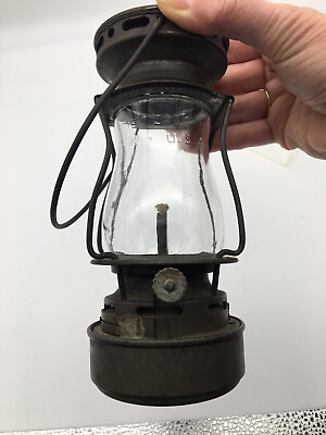 #ad Antique Dietz Scout Skaters Lantern Lamp Marked Globe Dated Feb 10 1914 N.Y USA $393.71