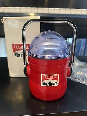 #ad NEW Marlboro Unlimited Red Lantern Flashlight Lamp with Original Box $11.69