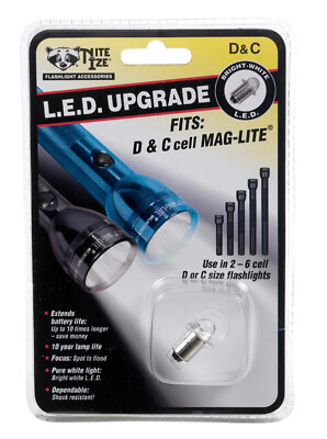 #ad Nite Ize LED Upgrade LED Flashlight Bulb Flanged Base $14.48