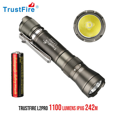 #ad NEW L2PRO Trustfire Led Lights Tactical Flashlights LED Lamp Hiking Torch Lamp q $34.77