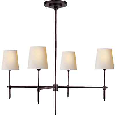 #ad Visual Comfort TOB5003BZ NP Bryant 36quot; Large Chandelier w Natural Paper Shades $712.49