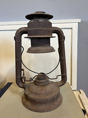 #ad Antique Lantern Dietz No 2 D LITE New York USA Kerosine Oil For Parts $30.00