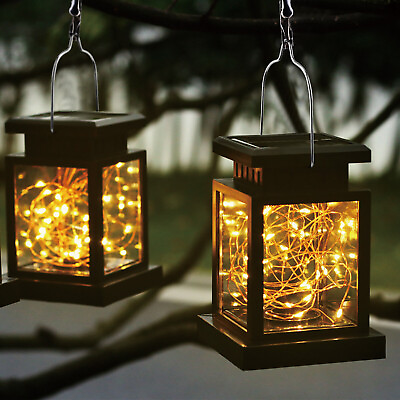 #ad #ad Solar Lantern Hanging Light LED Waterproof Yard Outdoor Patio Garden Yard Lamp $42.99