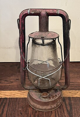 #ad Vintage Old Rare Blizzard Dietz Fitzall Kerosene Lamp Lantern New York USA $125.00
