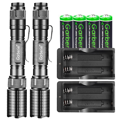 #ad Super Bright 990000LM LED Flashlight Tactical Zoom Rechargeable Police Torch $6.39