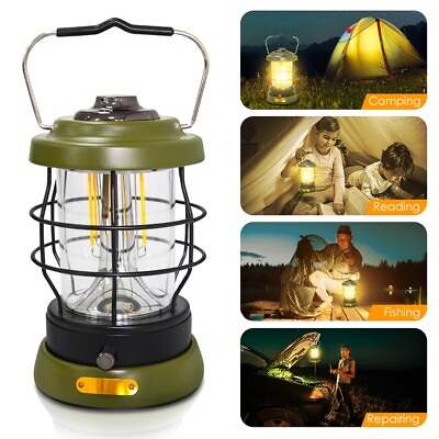 #ad #ad Dimmable Camping Lantern LED Lamp Type C Rechargeable Emergency Light $24.99