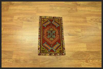 #ad Beauty Red Antique 1x2 Oushak Turkish Oriental Area Rug $420.00