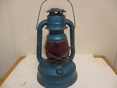 #ad Vintage Dietz Blue No 100 Kerosene Lantern Syracuse NY $53.25