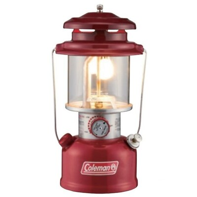 #ad Coleman Lantern One Mantle Lantern Red Gasoline Lantern 130W R214C046J $189.98