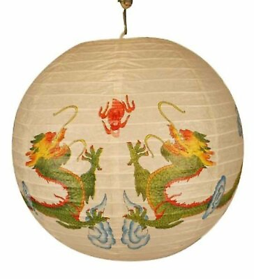 #ad Chinese Round White Paper Lantern $8.49