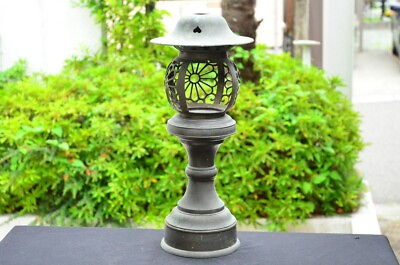 #ad Antique coπper lantern 18.5quot; 47 cm $240.00
