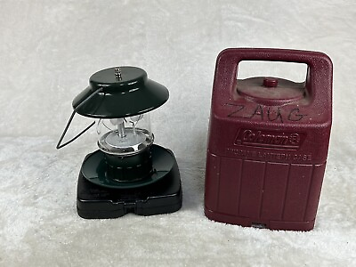 #ad Coleman Lanterns 5114 w Case Glass Is Cracked $24.90