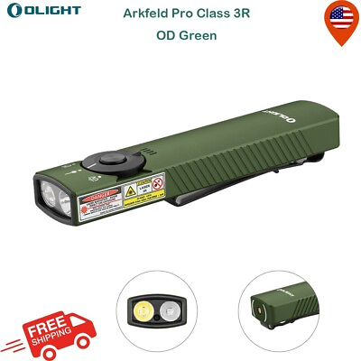 #ad OLIGHT Arkfeld Pro Class 3R EDC Flashlight with LED Light UVamp;Laser OD Green $99.99
