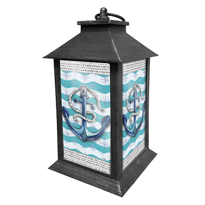#ad Welcome Anchor Lantern 13.5quot; x 5.5quot; x 5.5quot; Briarwood Lane $29.83